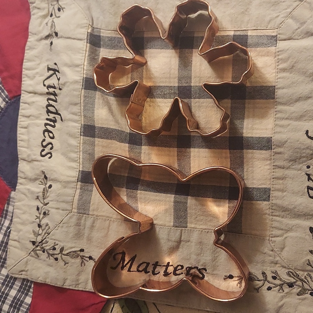 ❤️ Vintage Copper Cookie Cutters